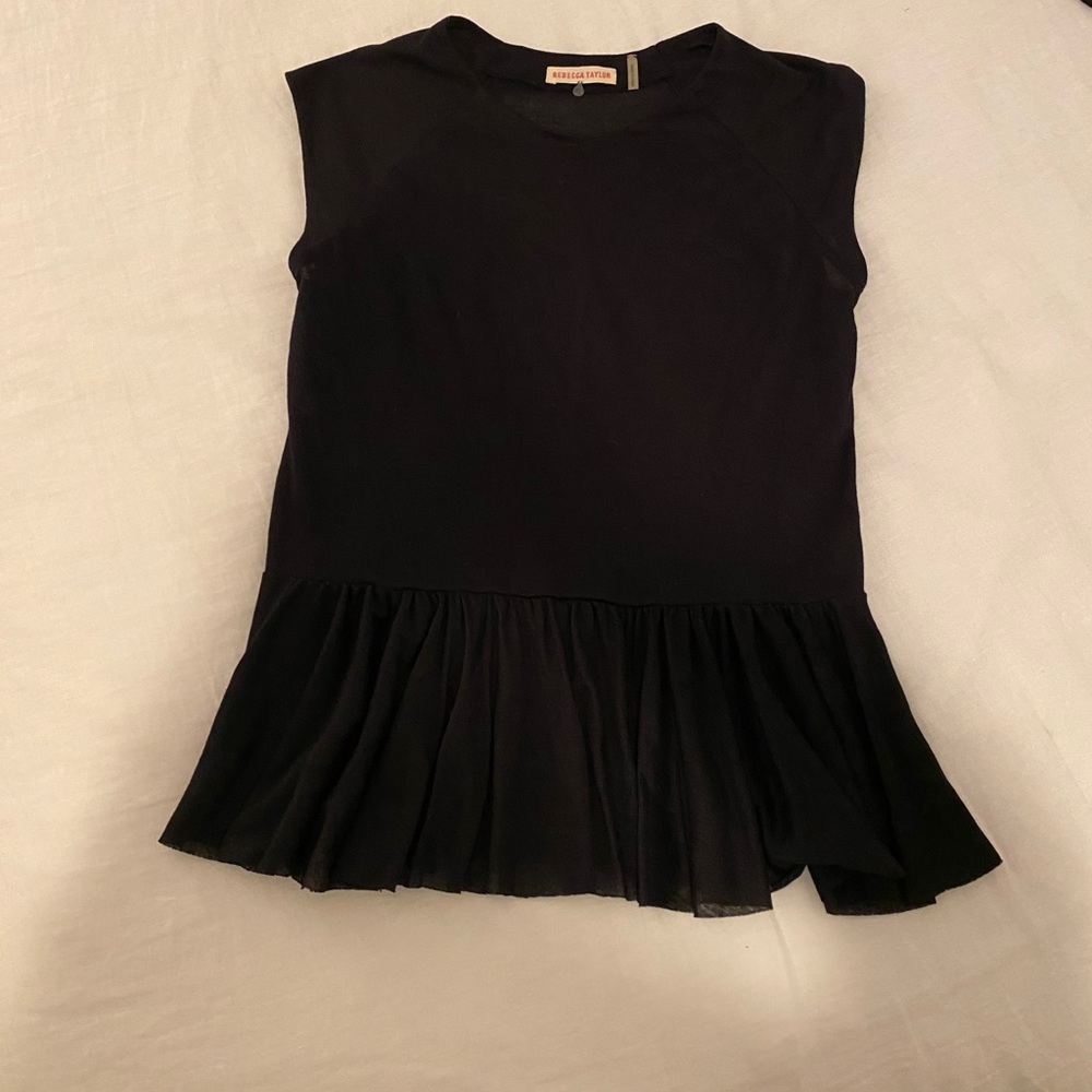 Rebecca Taylor Black Tank